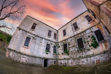 Fototapeta na wymiar Sinop jailhouse and museum touristic destination on black sea shore