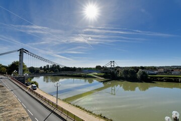 Joli village de La Réole en Gironde - France