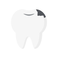 Obraz premium Tooth Broken Cavity Cracked Teeth
