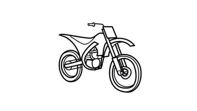 bike Sketch and 2d animated