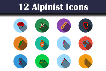 Alpinist Icon Set