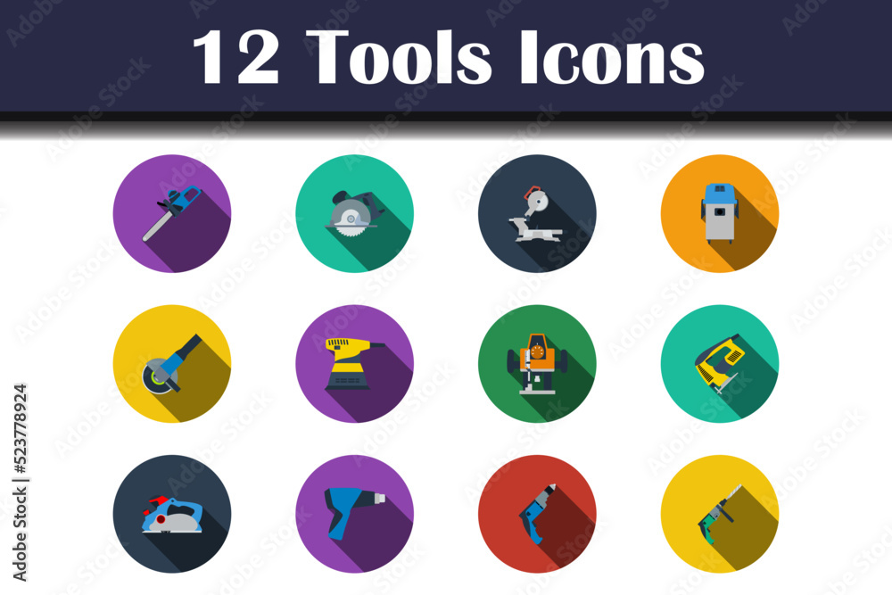 Canvas Prints Tools Icon Set