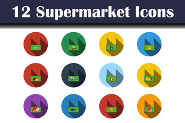 Supermarket Icon Set