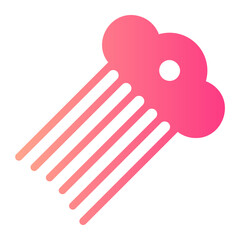 Barette gradient icon