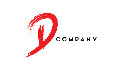 D logo abstract logo design 