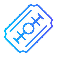 razor gradient icon