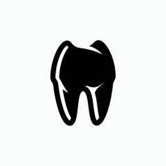 Dental Icon. Tooth , Dentist Symbol  - Vector.  