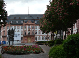 Historical Building in the Old Town of Mainz, the Capital City of Rhine Land - Palatinate