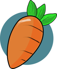 illustration of a carrot
