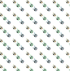 colorful bunny pattern wallpaper