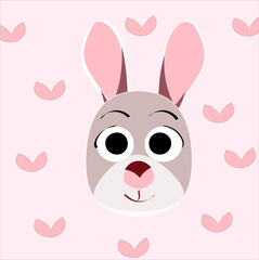 cute rabbit with heart