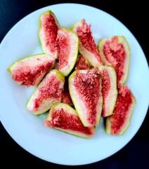 fig on a plate