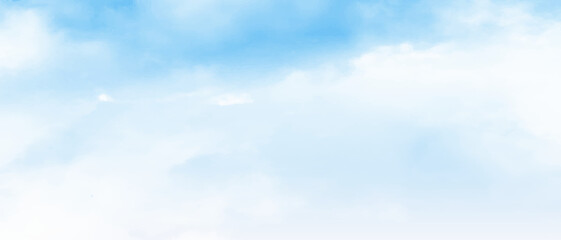 Blue sky with clouds. Air clouds in the blue sky.blue backdrop in the air.