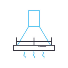 hood line icon, outline symbol, vector illustration, concept sign