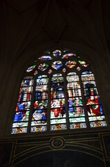 Paris, France 03.23.2017: Great gothic church of Saint Germain l´Auxerrois in Paris