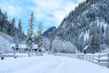Obraz premium Mostviertel in winter