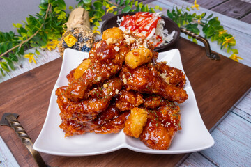 Delicious Seasoned Chicken - Korean Style