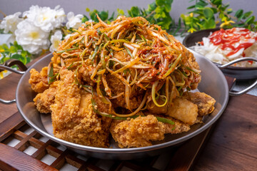 Chicken with Green onion - Korean Style