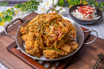 Chicken with Green onion - Korean Style