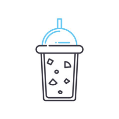 smoothe line icon, outline symbol, vector illustration, concept sign