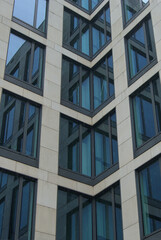 Obraz premium Stockphoto, office building glass exterior