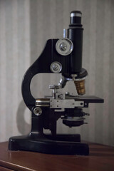 Old Black Microscope