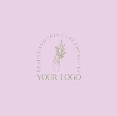 Hand with Lavender Logo