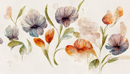 Floral Patterns - obrazy, fototapety, plakaty