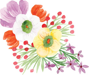 Looser Flower Watercolor