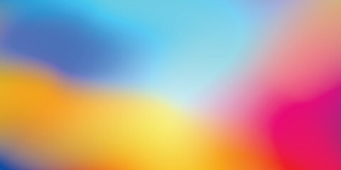 Trendy abstract rainbow blurred background. Smooth watercolor vector illustration for web, template, posters, card, banner. Pastel colors gradient mesh pattern