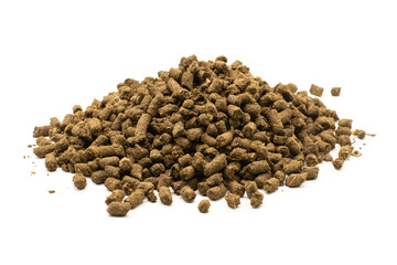 Cow manure or manure pellets for agriculture and cultivation.