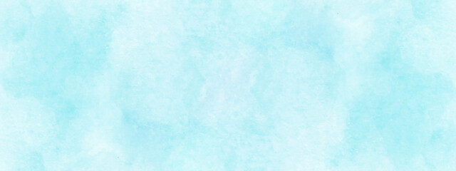 Abstract cloudy and fresh blue sky and clouds watercolor background, Stylist soft blue watercolor paper texture, Elegant blue grunge texture, Blue background with soft blue watercolor stains.