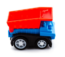 toy truck isolated on white background © Poramet