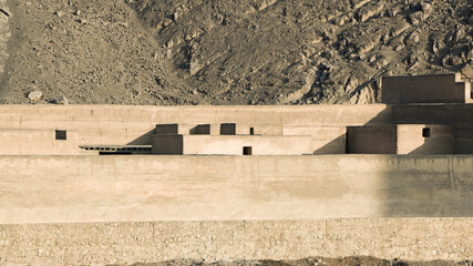 Puruchuco ruins close up - Lima Peru