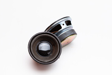 Two Speakers isolated on white background