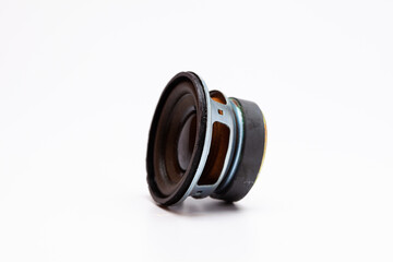 Speaker isolated on white background