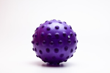 Fitness ball on white background