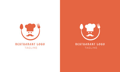 Restaurant Logo Design Vector Template.