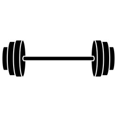 Dumbbell icon vector set. barbell illustration sign collection. body-building symbol. Sport logo.