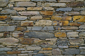 stone wall texture and background, close up
