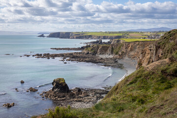 Cliffs at The Copper Coast, County Waterford