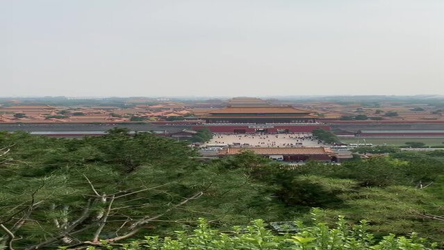 Cit&eacute; Interdite &agrave; P&eacute;kin, vue a&eacute;rienne - Chine