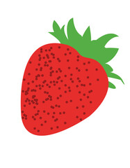 strawberry design drawing by Mahfuza