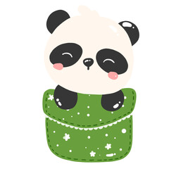 panda in the pocket
