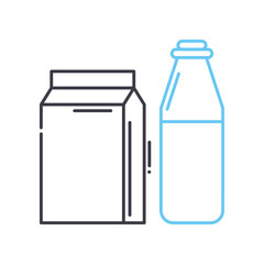 provisions line icon, outline symbol, vector illustration, concept sign