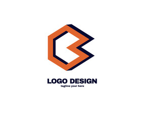 modern and simple design concept . Logo with simple and gradient color template logo for company vector file eps 10.