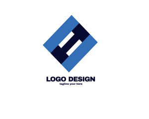 modern and simple design concept . Logo with simple and gradient color template logo for company vector file eps 10.