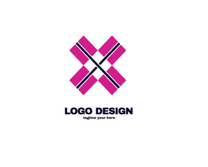 Obraz premium modern and simple design concept . Logo with simple and gradient color template logo for company vector file eps 10.