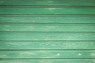 The old green wood texture with natural patterns