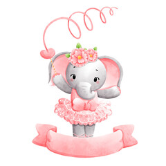 baby elephant ballerina